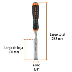 Formón 7/8" x 100 x 265mm Truper 14630