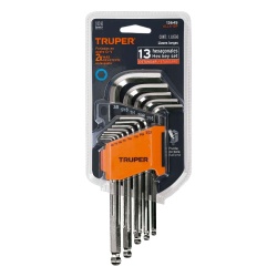 Juego de Llave Allen Punta Esférica 13 Piezas Truper 13645