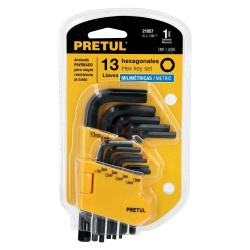 Juego de Llave Allen 13 Piezas Pretul 21857