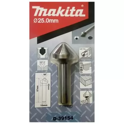 Broca Avellanadora HSS para Madera / Metal 25mm Makita D-39154
