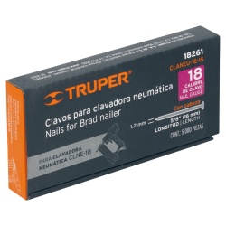 Clavos Calibre 18 x 5/8" 5000 Unidades Truper 18261