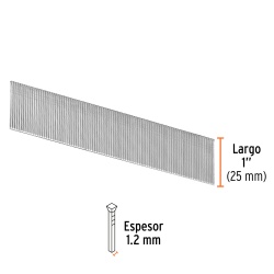 Clavos Calibre 18 x 1" 5000 Unidades Truper 18263