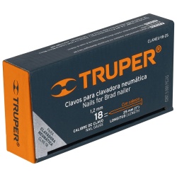 Clavos Calibre 18 x 1" 5000 Unidades Truper 18263
