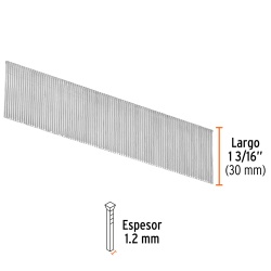 Clavos Calibre 18 x 1 3/16" 5000 Unidades Truper 18264