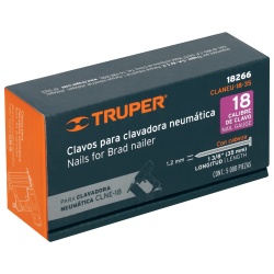 Clavos Calibre 18 x 1 3/8" 5000 Unidades Truper 18266