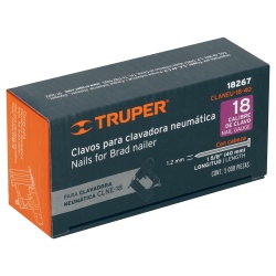 Clavos Calibre 18 x 1 5/8" 5000 Unidades Truper 18267