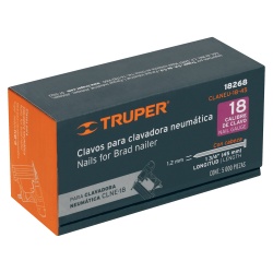 Clavos Calibre 18 x 1 3/4" 5000 Unidades Truper 18268