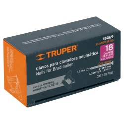 Clavos Calibre 18 x 2" 5000 Unidades Truper 18269