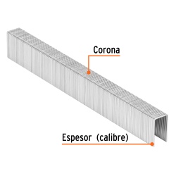 Grapas 3/8" x 5/8" 5000 Unidades Truper 13246