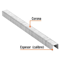 Grapas 3/8" x 5/16" 5000 Unidades Truper 18283
