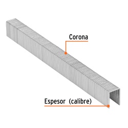 Grapas 3/8" x 1/2" 5000 Unidades Truper 13245