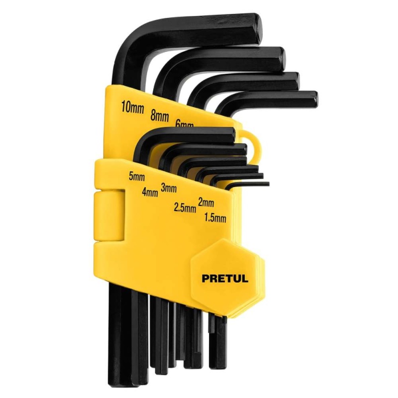 Juego de Llave Allen 10 Piezas Pretul 21855