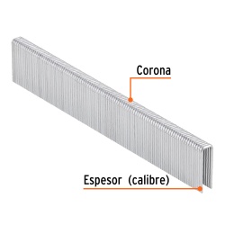 Grapas 1/4" x 3/4" 5000 Unidades Truper 18272