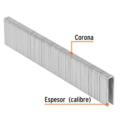 Grapas 1/4" x 7/8" 5000 Unidades Truper 18273
