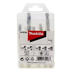 Taladro Perc 1/2" + Atornillador de Impacto 1/4" Hex 18V 2 Bat + Set de 5 Pzs + Set 17 Pzs Makita