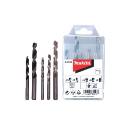 Taladro Perc 1/2" + Atornillador de Impacto 1/4" Hex 18V 2 Bat + Set de 5 Pzs + Set 17 Pzs Makita