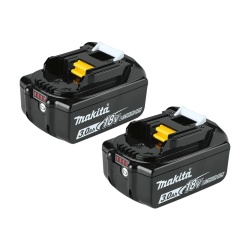 Taladro Perc 1/2" + Atornillador de Impacto 1/4" Hex 18V 2 Bat + Set de 5 Pzs + Set 17 Pzs Makita