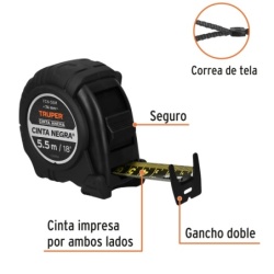 Wincha 5.5 Metros x 25mm Truper 11745