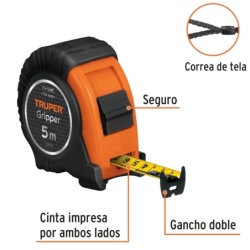 Wincha 5 Metros x 19mm Truper 15388