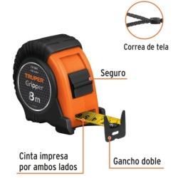 Wincha 8 Metros x 25mm Truper 15389