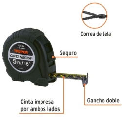 Wincha 5 Metros x 19mm Truper 102598