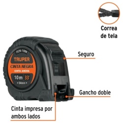 Wincha 10 Metros x 32mm Truper 103057