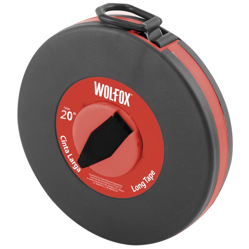 Cinta Métrica Larga Tipo Carrete 20 Metros Wolfox WF9379