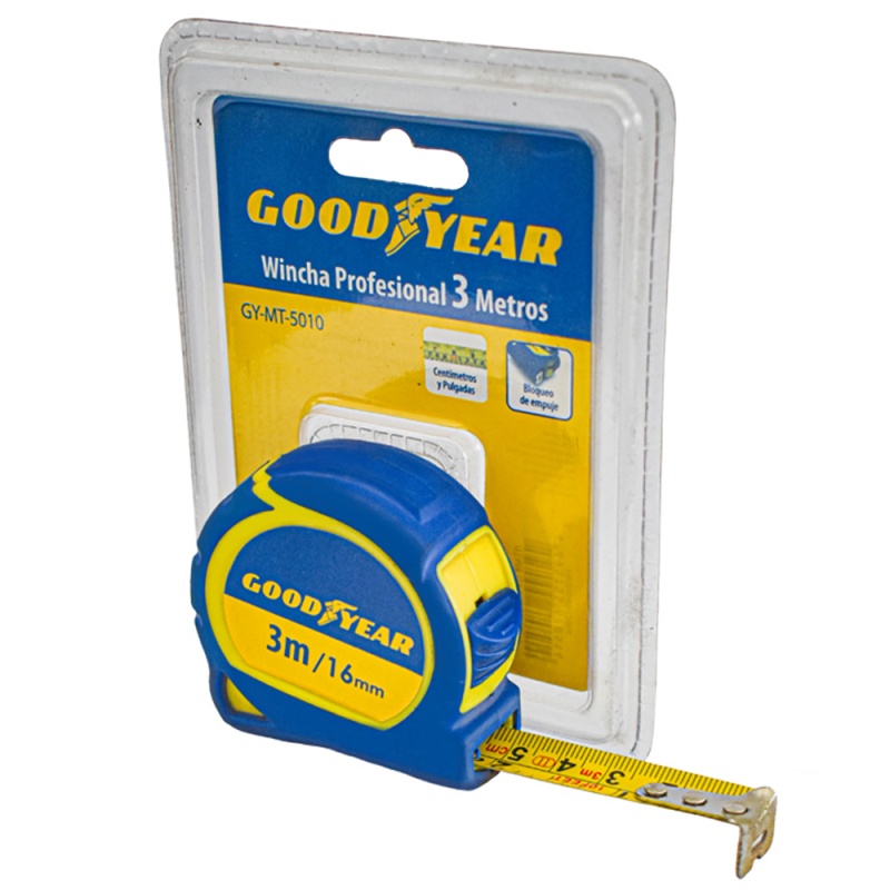 Wincha 3 Metros x 16mm Goodyear GY-MT-5010