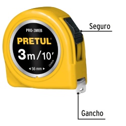 Wincha 3 Metros x 13mm Pretul 21605