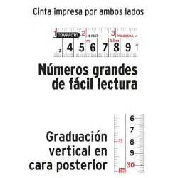 Wincha 3 Metros x 16mm Truper 12771