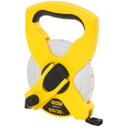 Cinta Métrica Larga Tipo Carrete 30 Metros x 13mm Stanley 34-791S