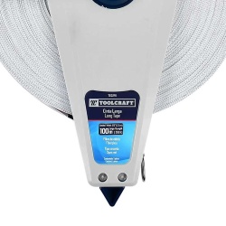 Cinta Métrica Larga Tipo Cruceta 100 Metros x 1/2" Toolcraft TC0291
