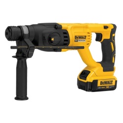 Rotomartillo Sds-Plus + Atornillador de Impacto 1/4" 20V 2 Bat + Amoladora 4 1/2" Dewalt DCK260D1P1T-K8