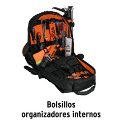 Mochila Porta Herramientas 57 Bolsillos Truper 101375