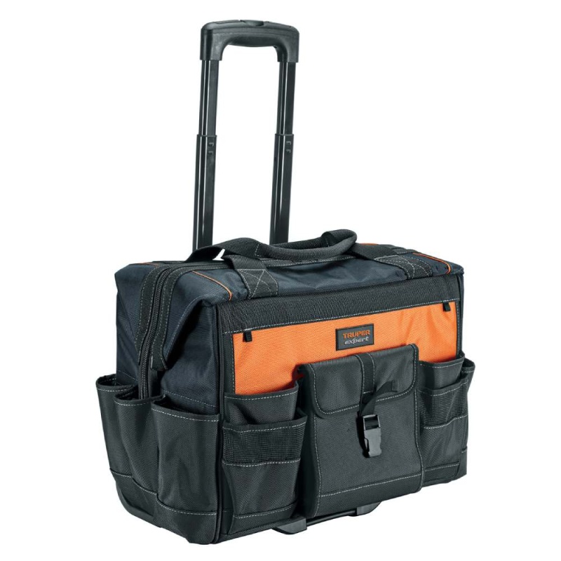 Bolso para Herramientas 18 1/2" con Ruedas 14 Bolsillos Truper 101902