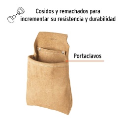 Bolso Porta Clavos 2 Bolsillo Truper 11516
