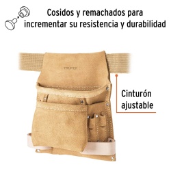 Cinturón para Herramientas 10 Bolsillo Truper 11533