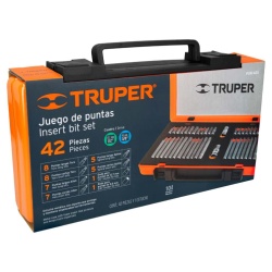Juego de Bits y Adaptadores 42 Piezas Truper 17809