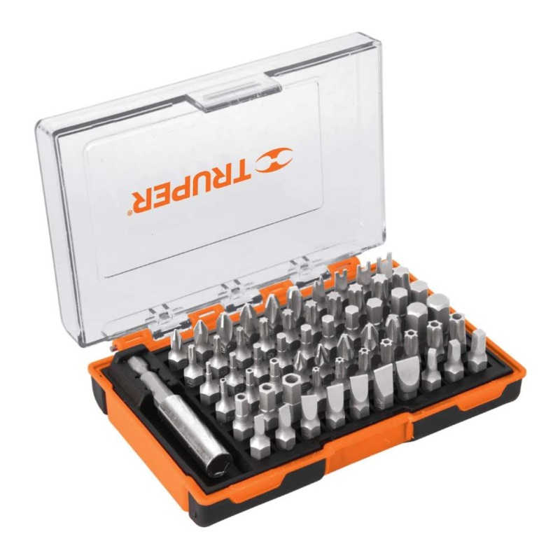 Juego de Bits y Adaptadores 61 Piezas Truper 10758