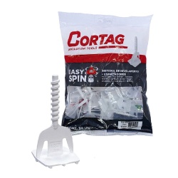 Espaciador Nivelador Easy Spin 1,0 mm 50 Unid Cortag 62592
