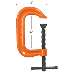 Prensa Tipo C Troquelada 6" Truper 17656