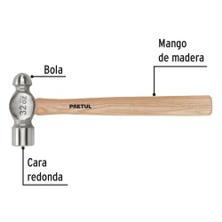 Martillo de Bola 32 Oz Pretul 22660