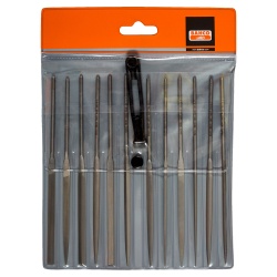 Juego de Limas de Aguja 160mm 12 Piezas Bahco 2-472-16-2-0