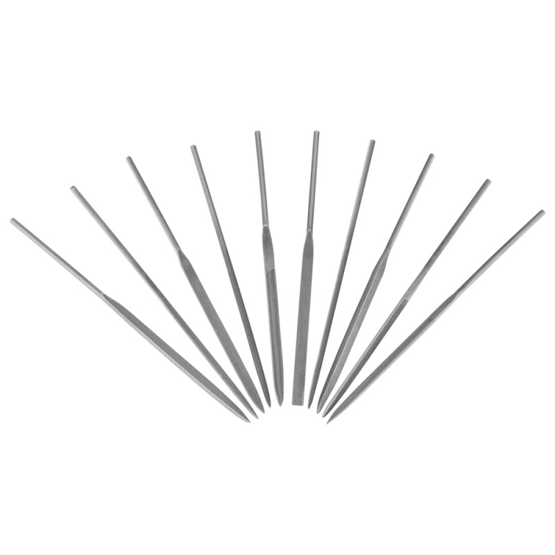 Juego de Limas de Aguja 6 1/4" 10 Piezas Truper 15239