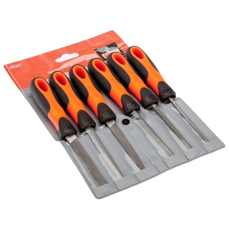 Juego de Limas 100mm Corte Fino 6 Piezas Bahco 1-476-04-3-2