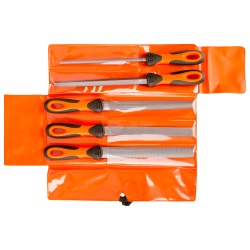 Juego de 4 Limas y 1 Escofina 200mm Bahco 1-477-08-2-2