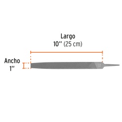 Lima Plana 1" x 10" Corte Bastarda Truper 15144
