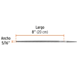 Lima Redonda 5/16" x 8" Corte Bastarda Truper 15189