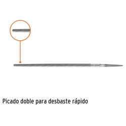 Lima Redonda 5/16" x 8" Corte Bastarda Truper 15189