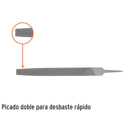 Lima Plana 1 3/16" x 12" Corte Bastarda Truper 15146